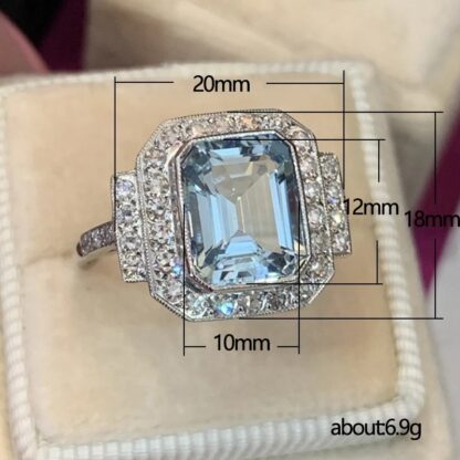 Luxus-Zircon Ring für hochrangige Anlässe – Bild 2