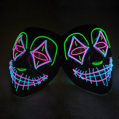 LED beleuchtete Halloween-Maske