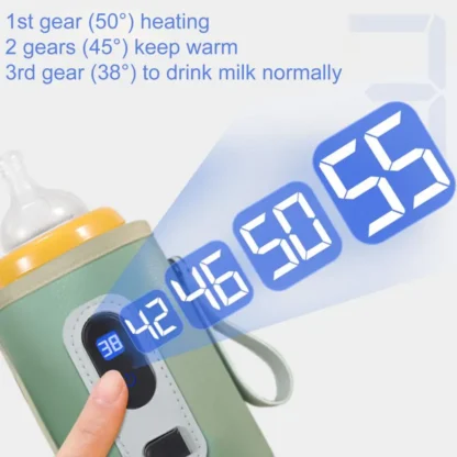 Digitaler Baby Milchwärmer mit Thermotasche – Bild 3