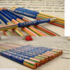 Buntstifte mit 4 farbiger Mine (blau, gelb, grün, rot) – Bild 2