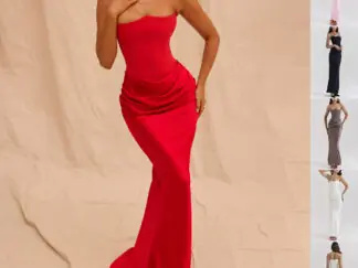 Rückenfreies Party-Abendkleid, elegant & sexy