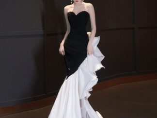 Elegantes Abendkleid mit Tube-Top