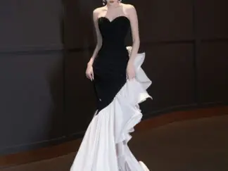 Elegantes Abendkleid mit Tube-Top
